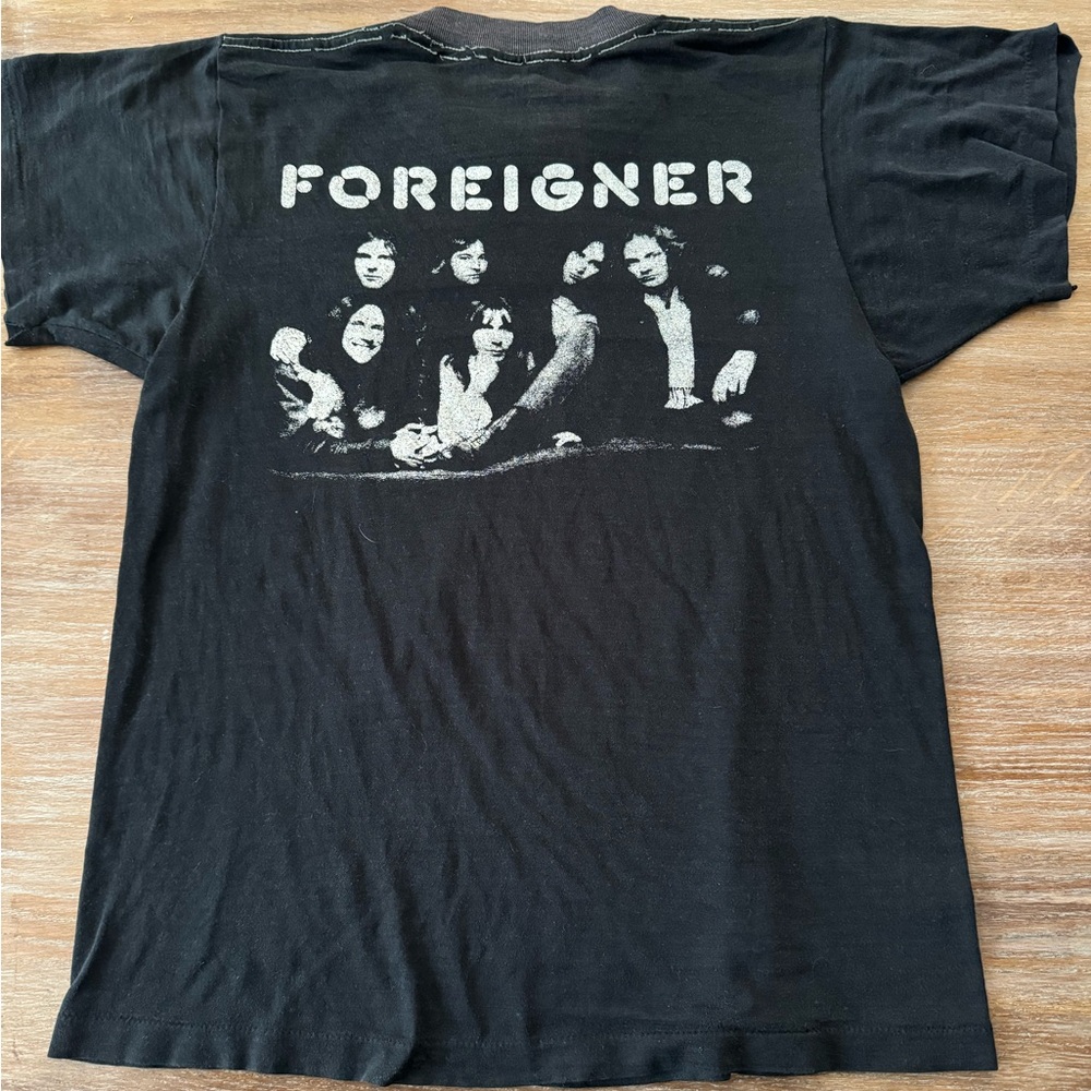 Vintage Foreigner concert T-shirt, Double Vision 1978 tour